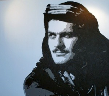 omar sharif young. Omar Sharif, 165 x 190 cm, acrylic on canvas: Oum Koulthoum, 180 x 80 cm, 